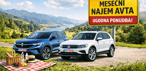 Mesečni najem avta Petrol klub